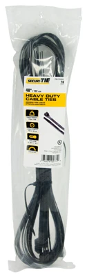 Extra Heavy Duty Cable Tie, Uv Black, 48-in., 10-pk.
