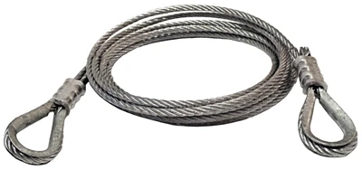 Power Pull Wire Rope Extension 12 Foot Length Durable Steel Construction