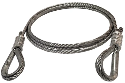 Power Pull Wire Rope Extension 6 Feet Length Durable Steel Construction