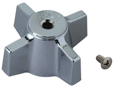 Sterling Chrome Tub And Shower Handle, 2 And 5/8 Inches By 1 And 1/4 Inches