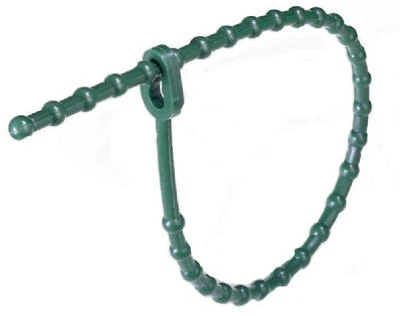 Christmas Garland Ties, Green, 10-pk.