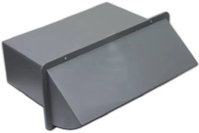 Plastic Hvac Wall Cap Vent Cover, 3 And 1 Quarter Inches By 10 Inches