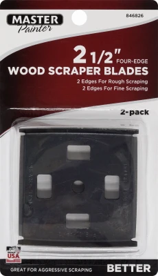 4-edge Scraper Blades, 2-1/2-in., 2-pk.