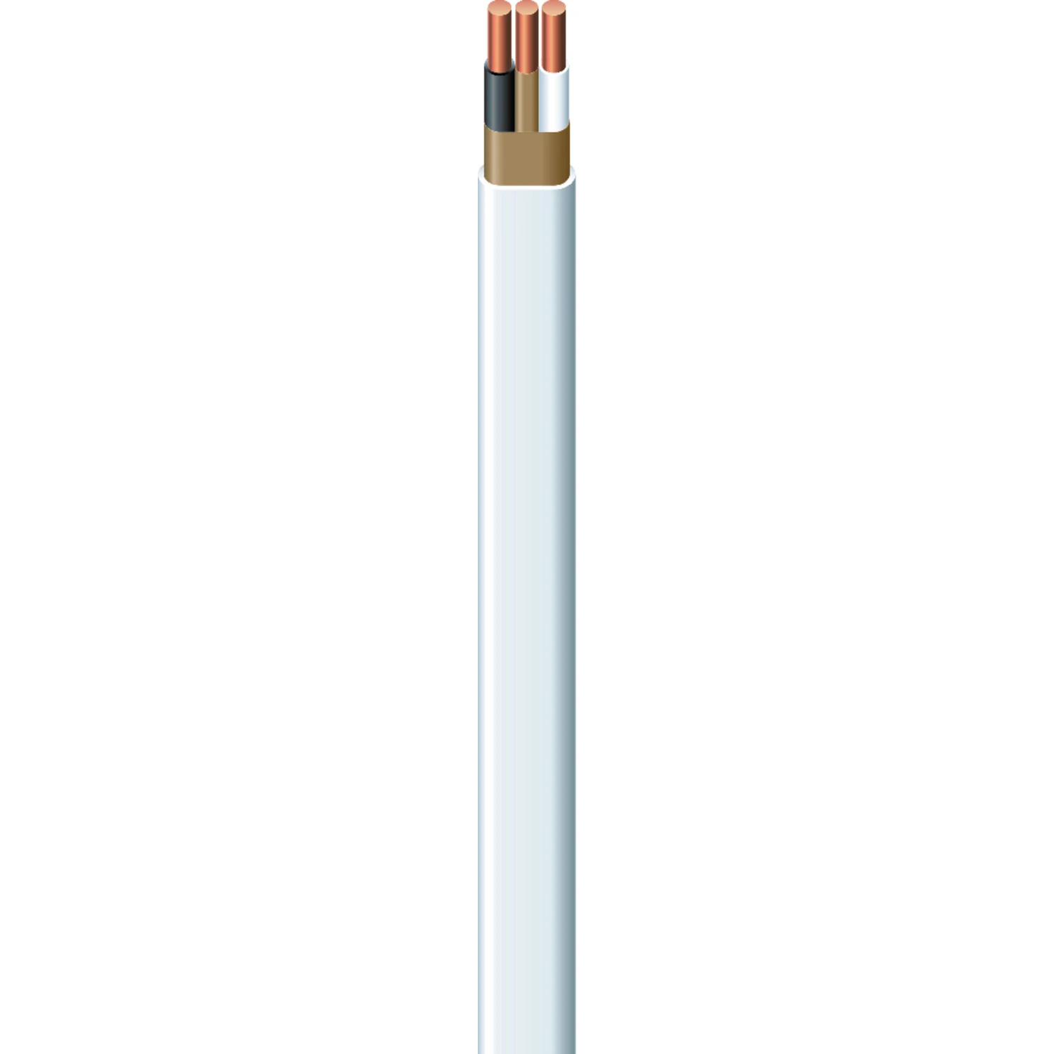 Non-metallic Romex Sheathed Electrical Cable With Ground 14 Gauge 2 Conductor 100 Feet