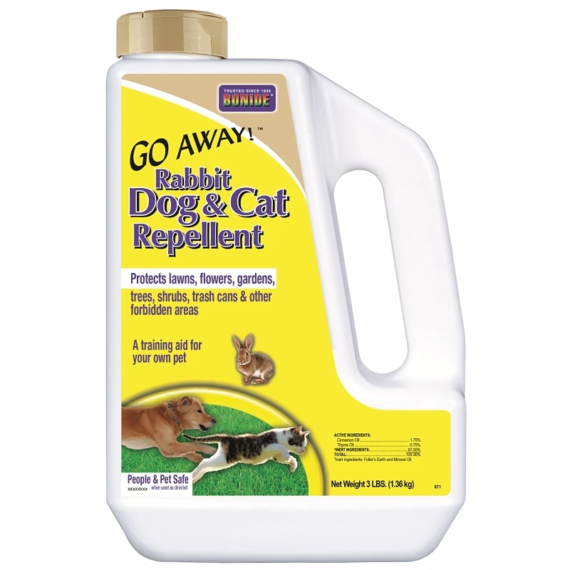 Go Away Rabbit Dog And Cat Repellent Granules, 3 Pounds Ready-to-use