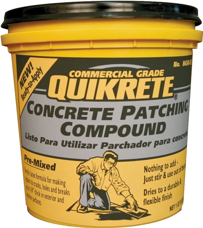 Premixed Concrete Patch, Ready To Use, 1 Quart Container