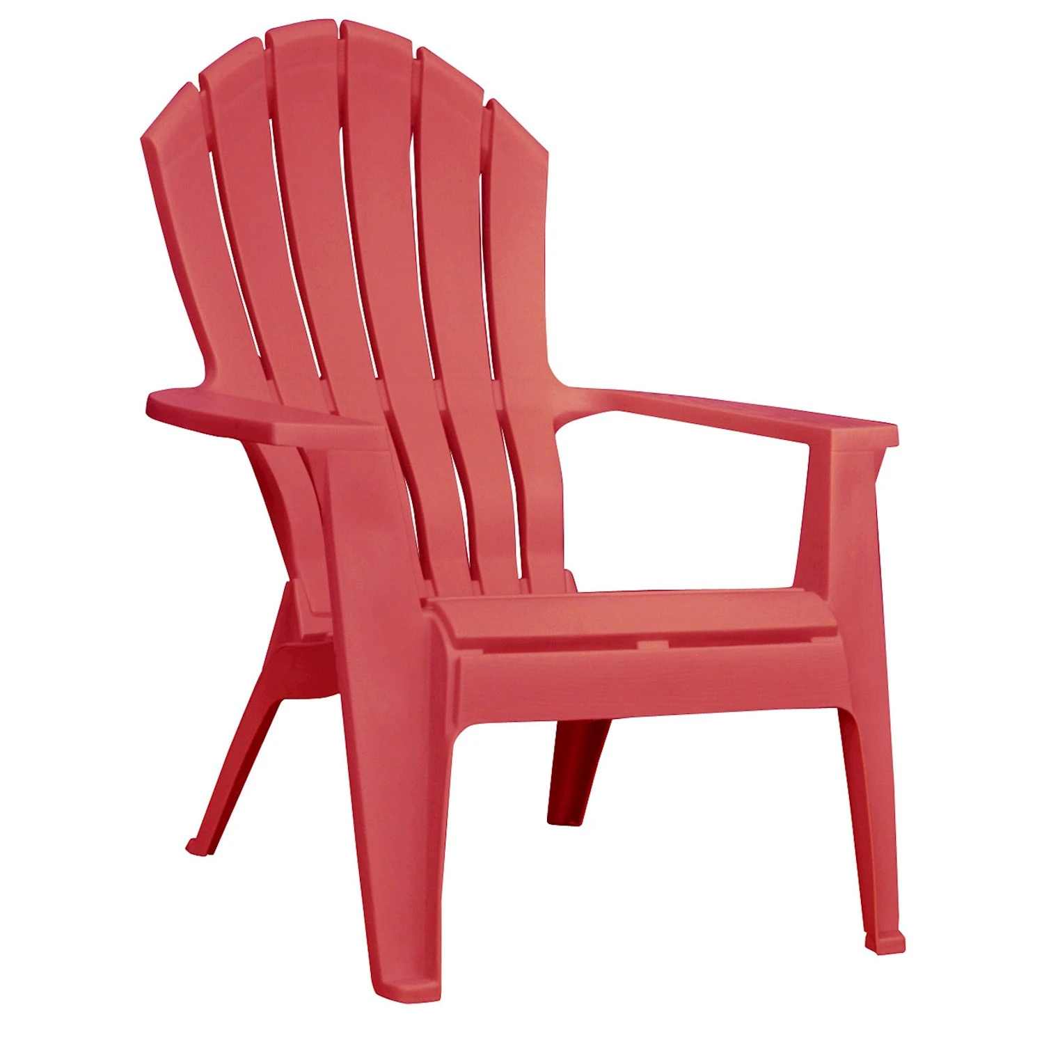 Realcomfort Ergonomic Adirondack Chair In Cherry Red Finish