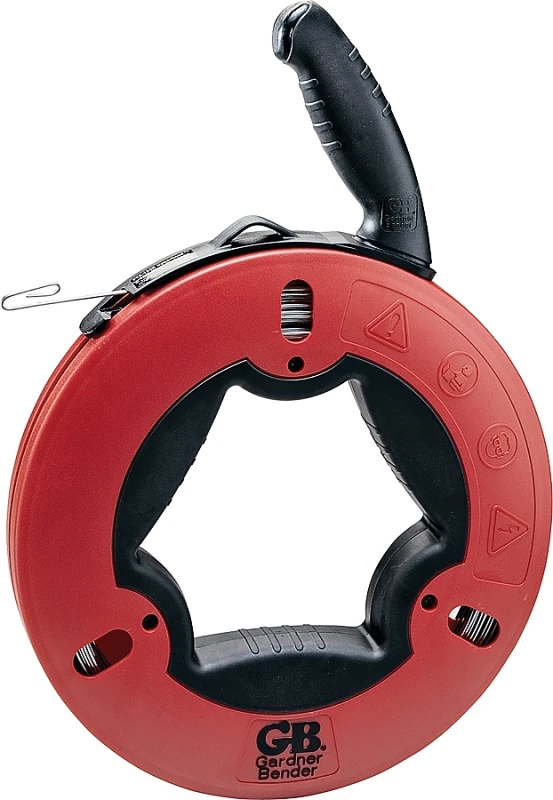 125 Foot 1/8 Inch Upper Hand Carbon Steel Wire Fish Tape