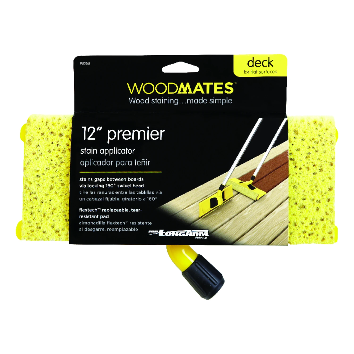 Premier 12-inch Stain Applicator For Smooth And Even Wood Finishing