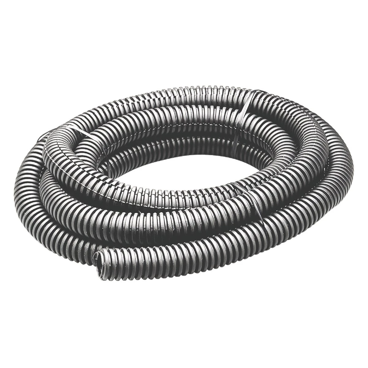 Gray Flexible Conduit Tube, Three Quarter Inch Diameter By Five Feet Length