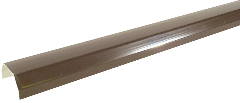 Gutter, Brown Vinyl, 10-ft.