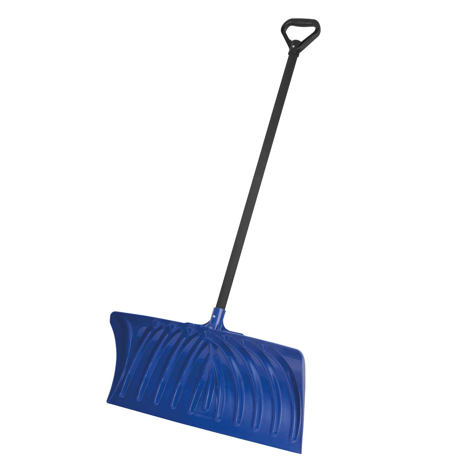 27 Inch Poly Snow Pusher With D-grip Handle For Easy Snow Removal