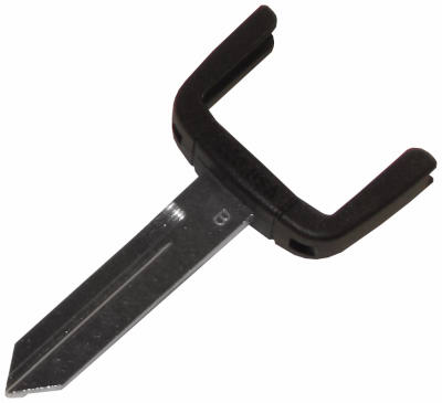 Ez Clone Chip Key Blade, Model Eb3-b-h72, Nickel-plated Brass