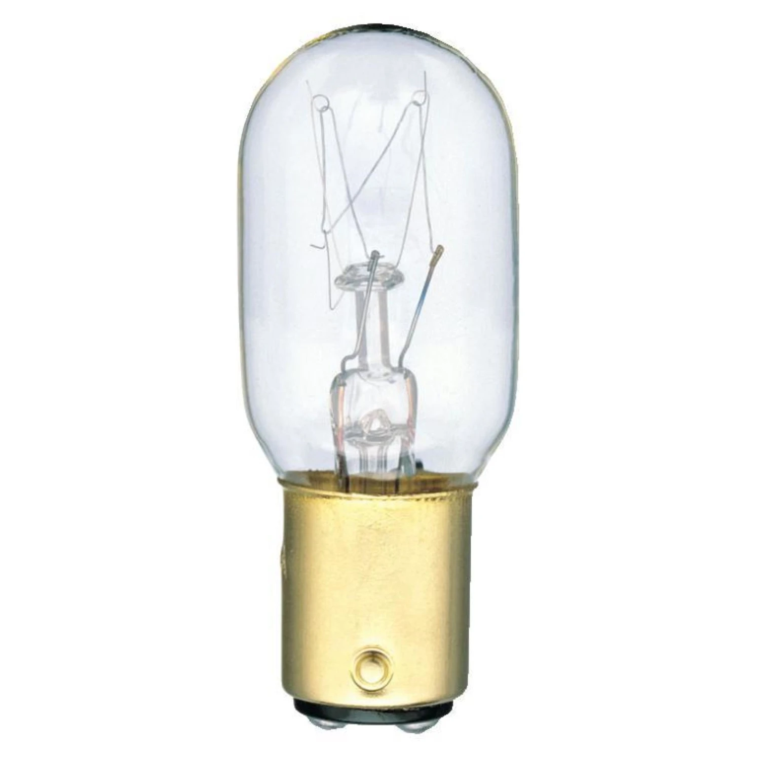 Tubular Light Bulb, Clear, Bayonet Base, 25-watts