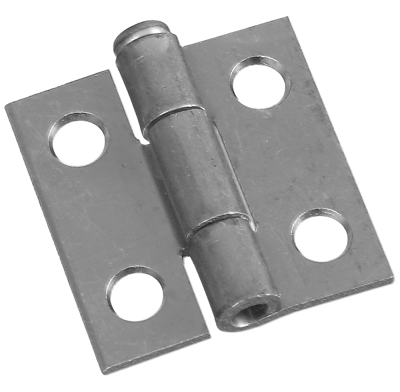 2-pk., 1 X 1 In. Zinc Light Narrow Light-duty Hinges
