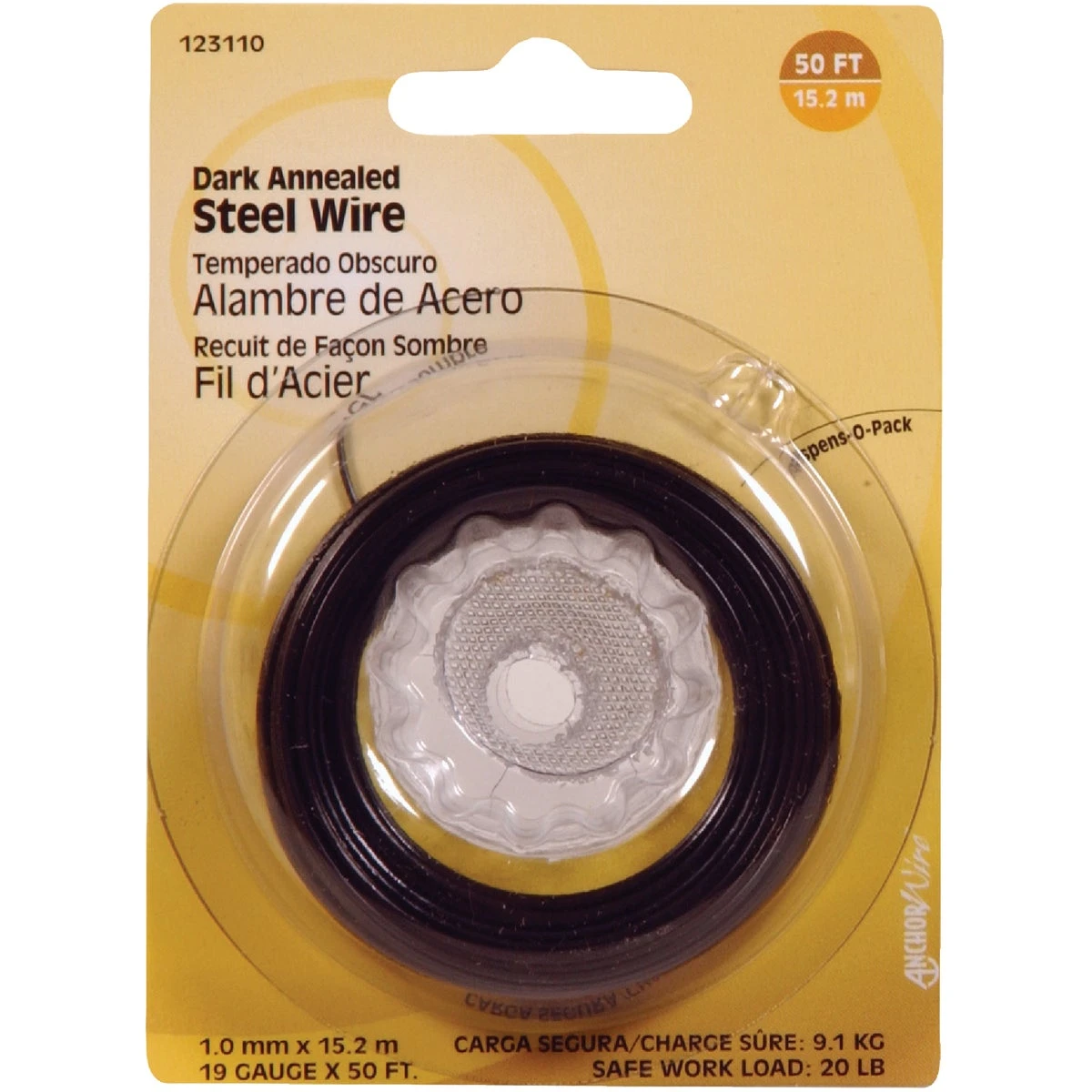 19-gauge Annealed Steel Wire, 50 Feet Length For General Purpose Use