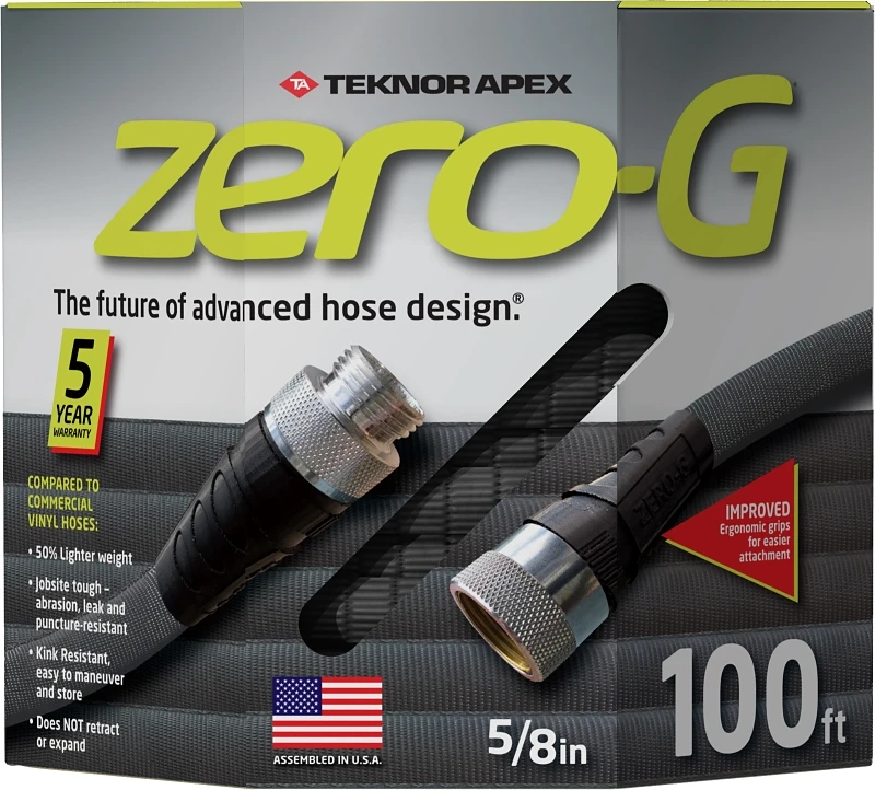 Zero-g Garden Hose Kink Free 100 Feet Lightweight Durable