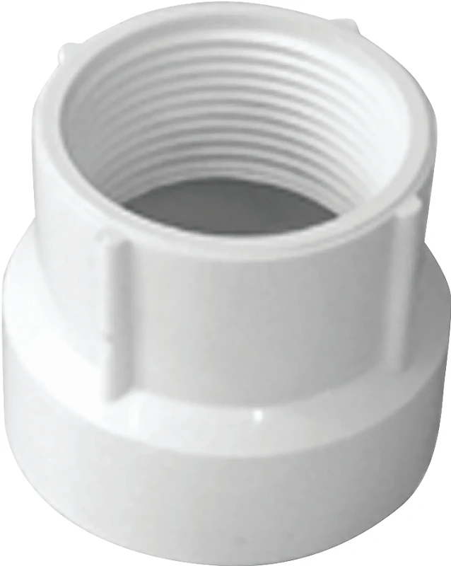 1-1/2 In. Hub X 1-1/4 In. Fpt Schedule 40 Dwv Pvc Adapter