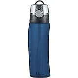 Intak 24 Oz Hydration Bottle With Meter, Bpa Free, Navy Blue