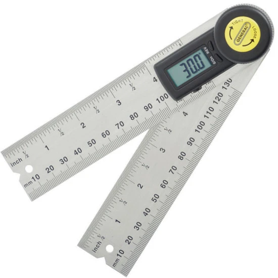 Angel-izer 5 In. Digital Angle Finder 360 Degree Stainless Steel Model 822