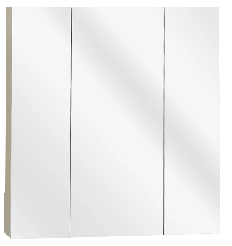 Tri-view Frameless Mirror Medicine Cabinet, 24.25 Inches By 26 Inches