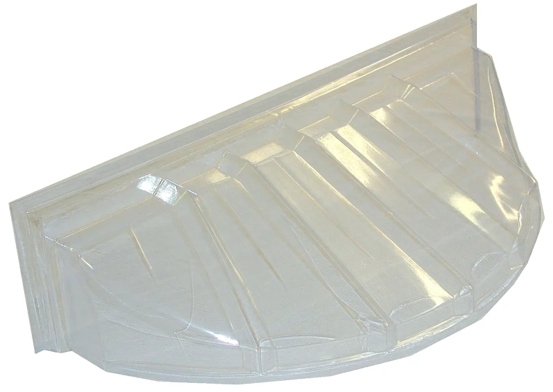 Heavy Duty Bubble Window Well Cover, 44 Inches By 19 Inches By 15 Inches