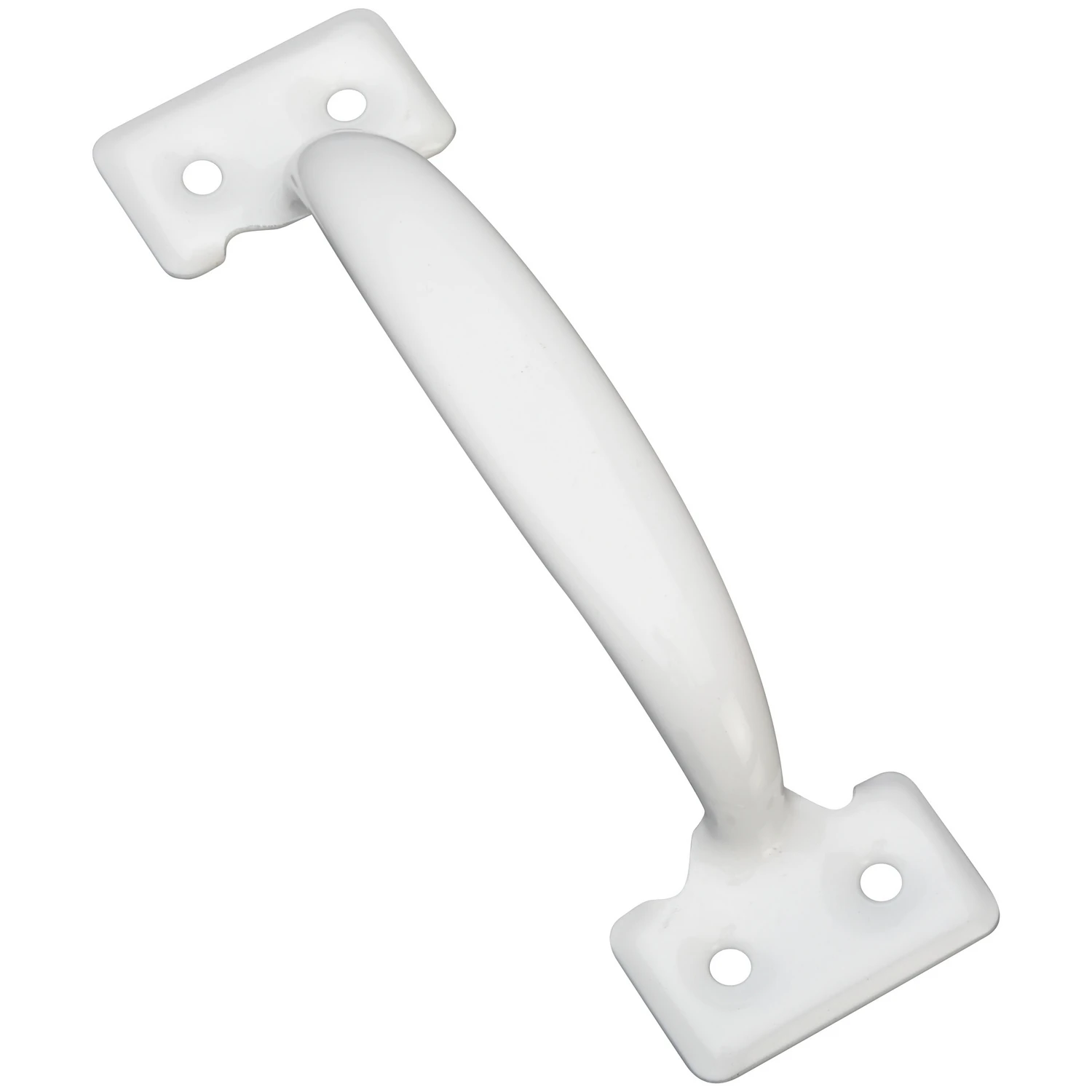 White Utility Pull Handle, 5 And 3 Quarter Inches Length