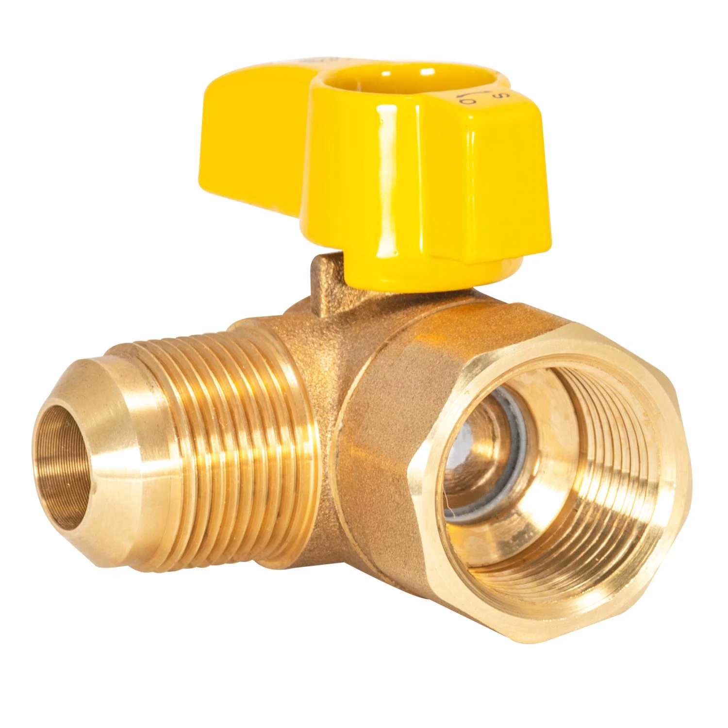 Pssc-61 Gas Ball Valve, 5/8 X 3/4 In Connection, Flared X Fip, 5 Psi Pressure