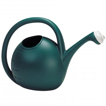 2 Gallon Greenish Blue Poly Adjustable Flow Watering Can