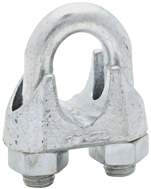 Zinc Wire Cable Clamp, 3/4 Inch Size For Secure Fastening
