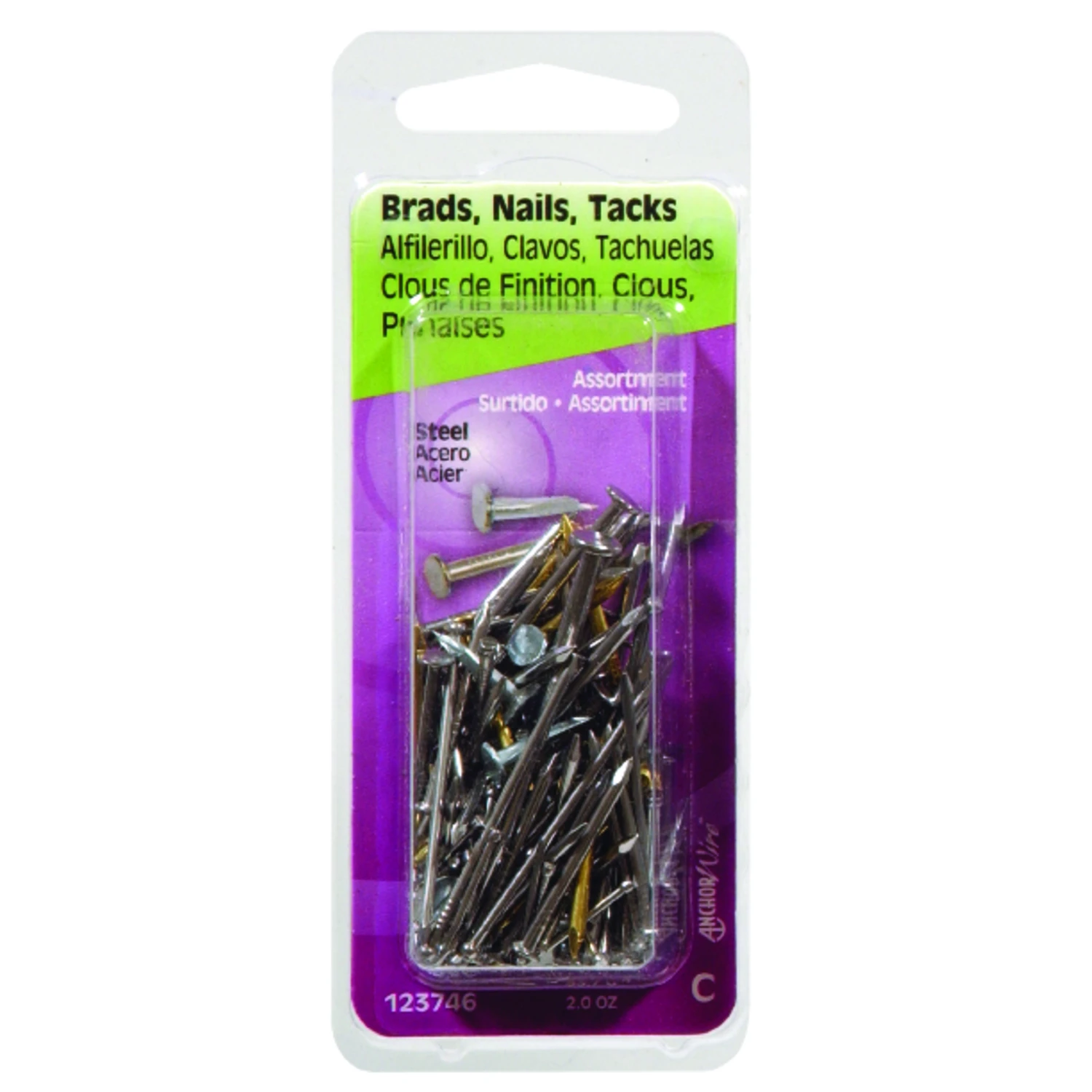 Brad Nails/tacks Assortment, 20-oz.