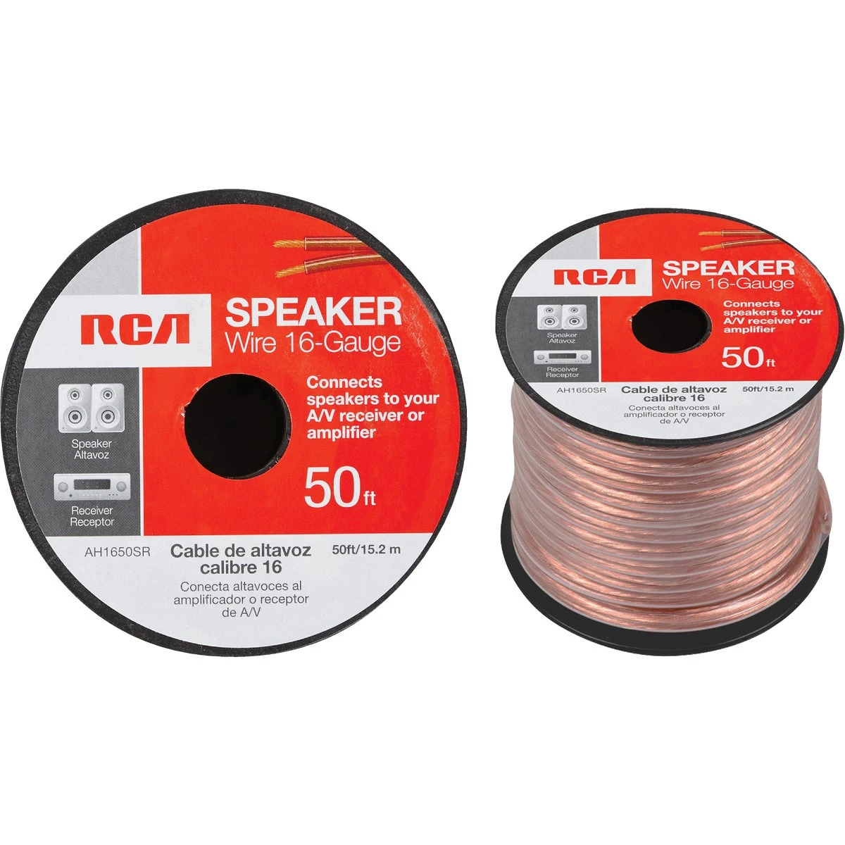 50 Foot 16 Gauge 2 Conductor Stereo Speaker Wire