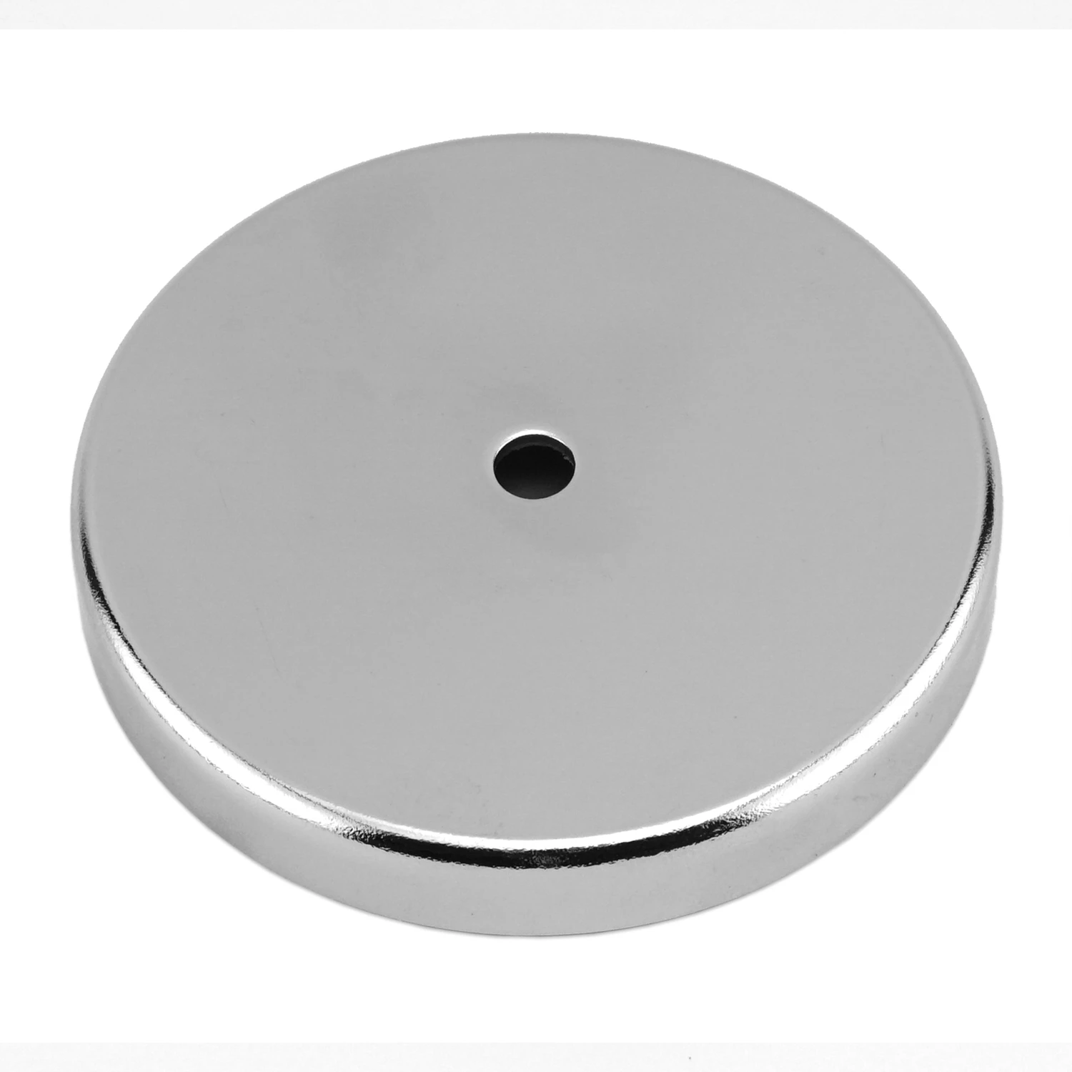Round Base Magnet With 25 Pound Pull Strength For Heavy Duty Holding