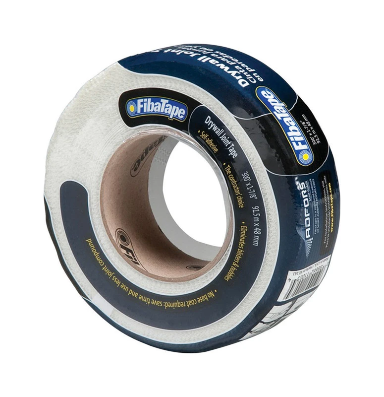 Fibatape Fiberglass Drywall Joint Tape White 1 And 7 Eighths Inch By 300 Feet