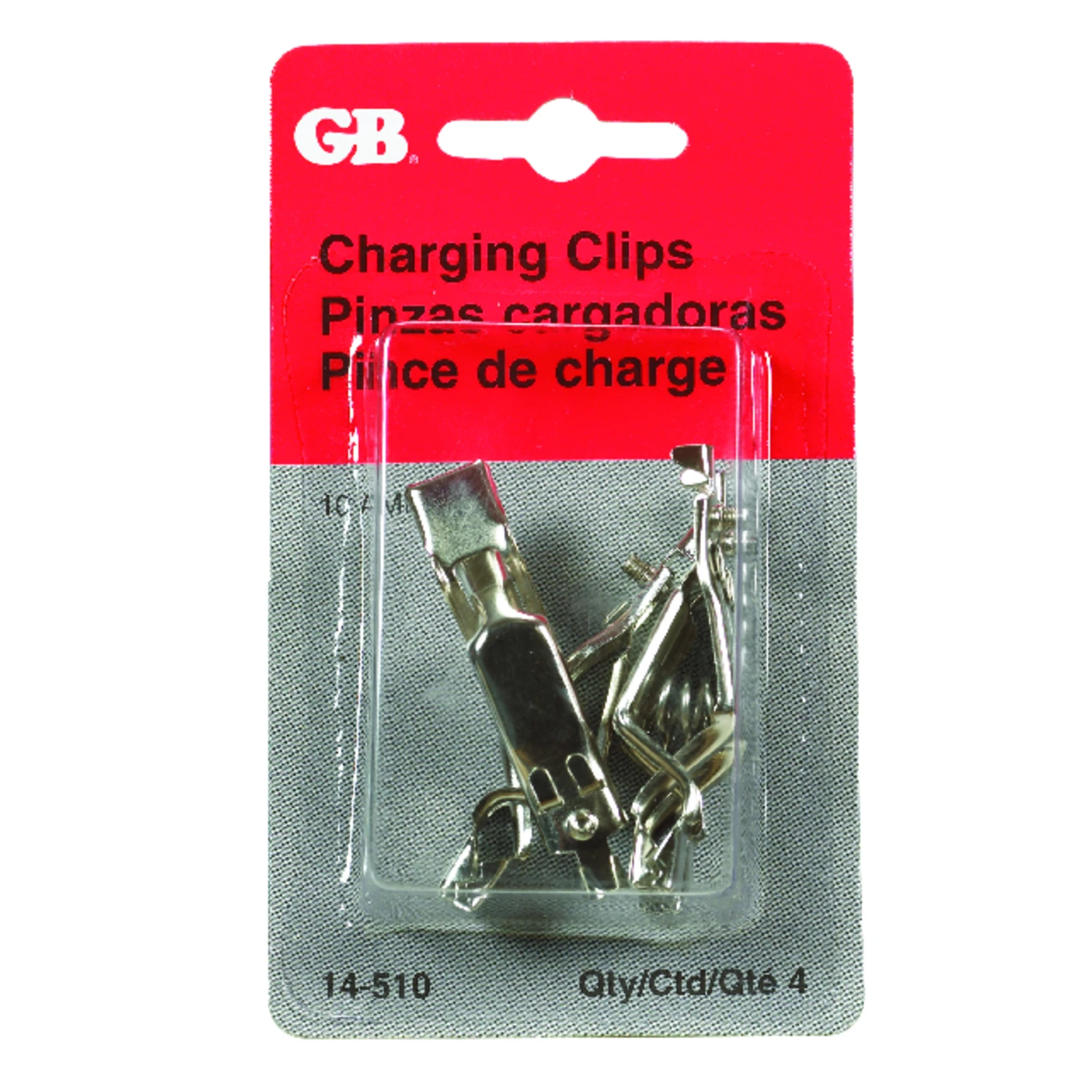 Battery Clip, Pee-wee, 10-amp, 2-in., 4-pk.