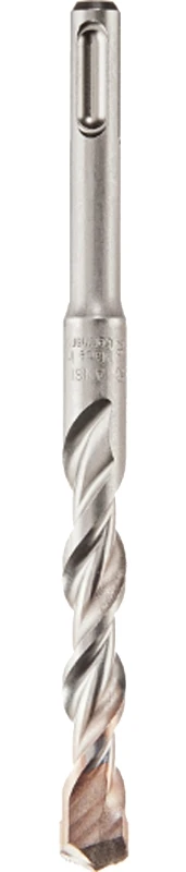 2-cutter Sds Plus Rotary Hammer Drill Bit, 3/8 Inch Diameter By 6 Inch Working Length By 8 Inch Overall Length