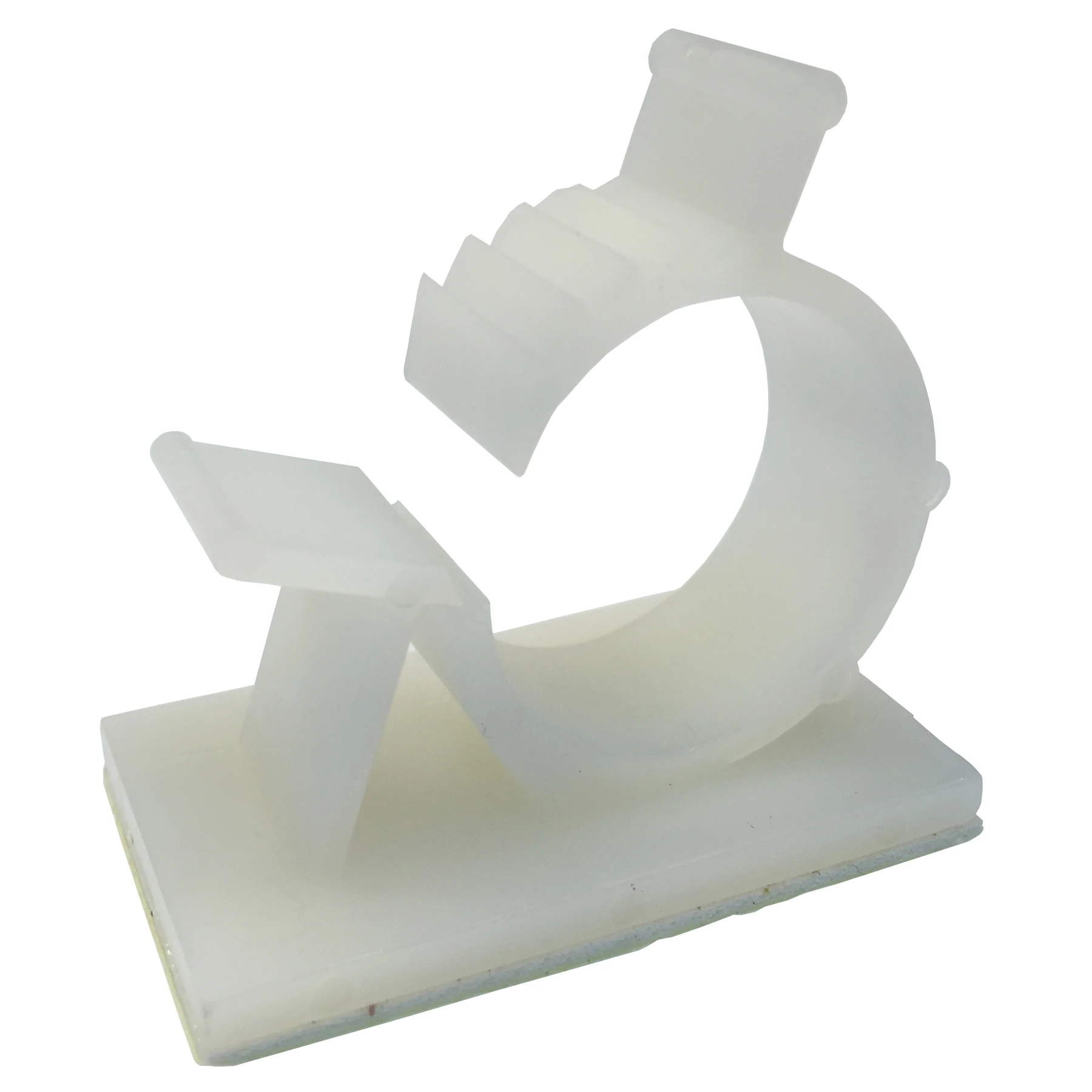 Releasable Cord Clamp, Adhesive Mount, 3/4 In., 2-pk.