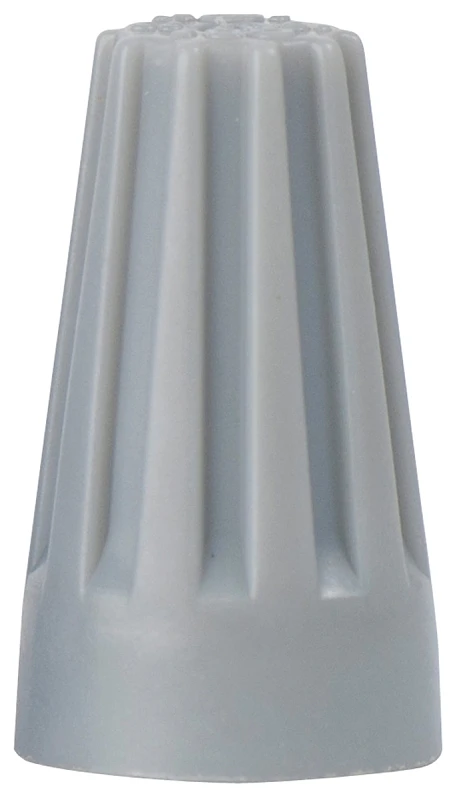 Wire Connector, 22-16 Awg, Gray, Mini, 25-pk.