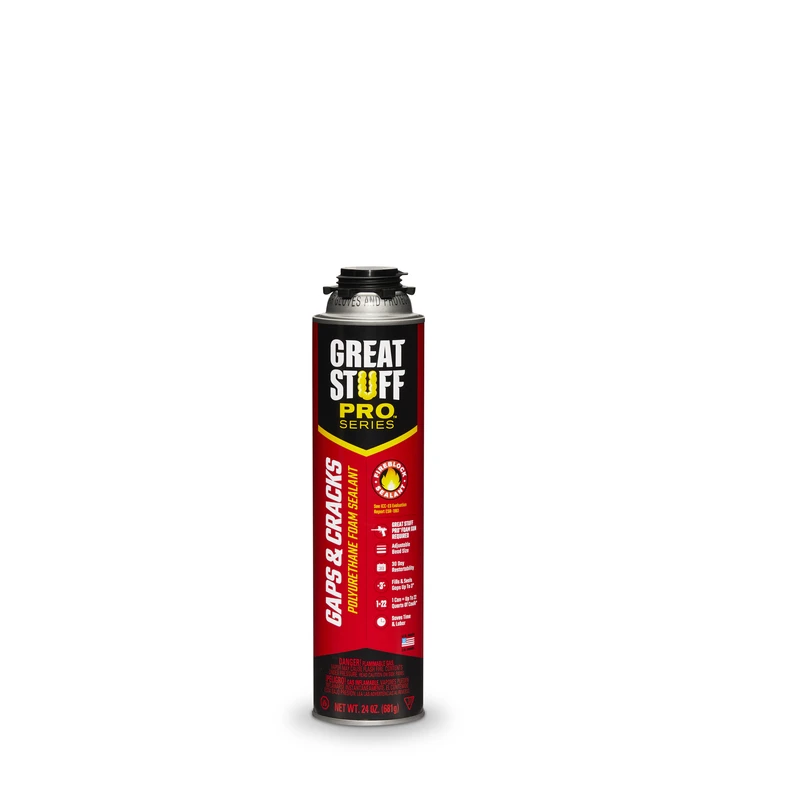 Gaps And Cracks Minimal Expanding Foam Sealant 24 Ounce Can