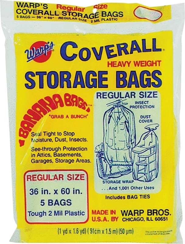 5-pk. Large Storage Bags, 36x60-in.