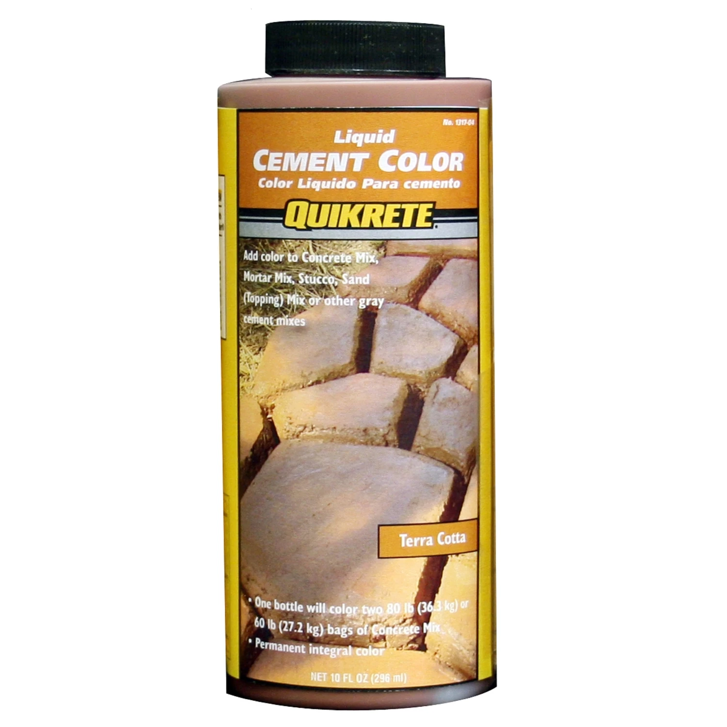 Terra Cotta Liquid Cement Color 10 Oz Bottle For Concrete Projects