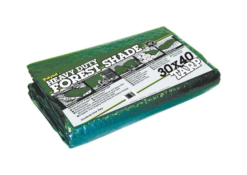 Polytuf 30 Ft. W X 40 Ft. L Heavy Duty Polyethylene Tarp Green