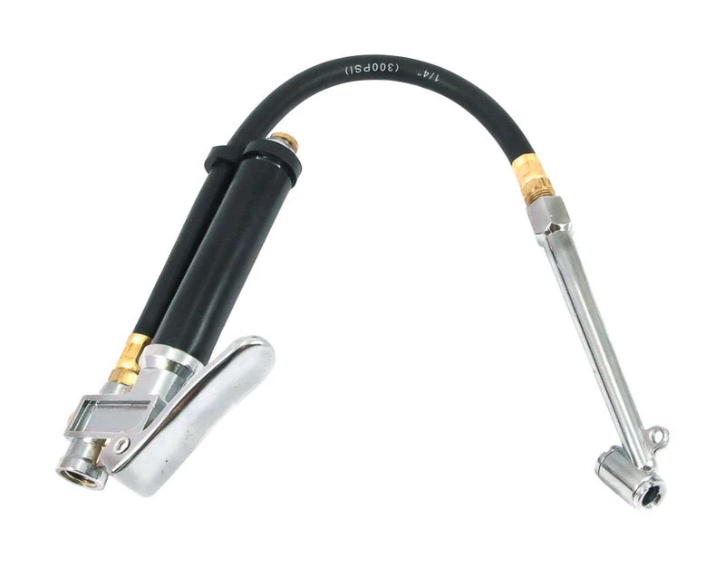 Plastic/steel Standard Tire Inflator And Gauge 1/4 In. Npt 120 Psi