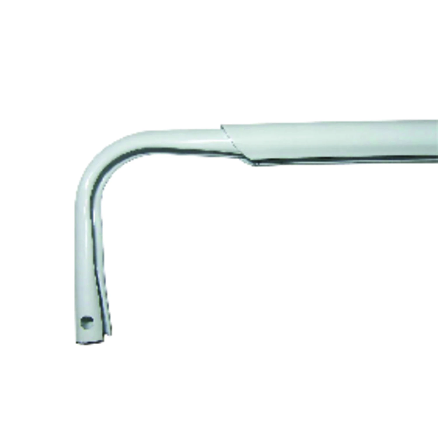 Heavy Duty White Adjustable Curtain Rod 84 To 120 Inches