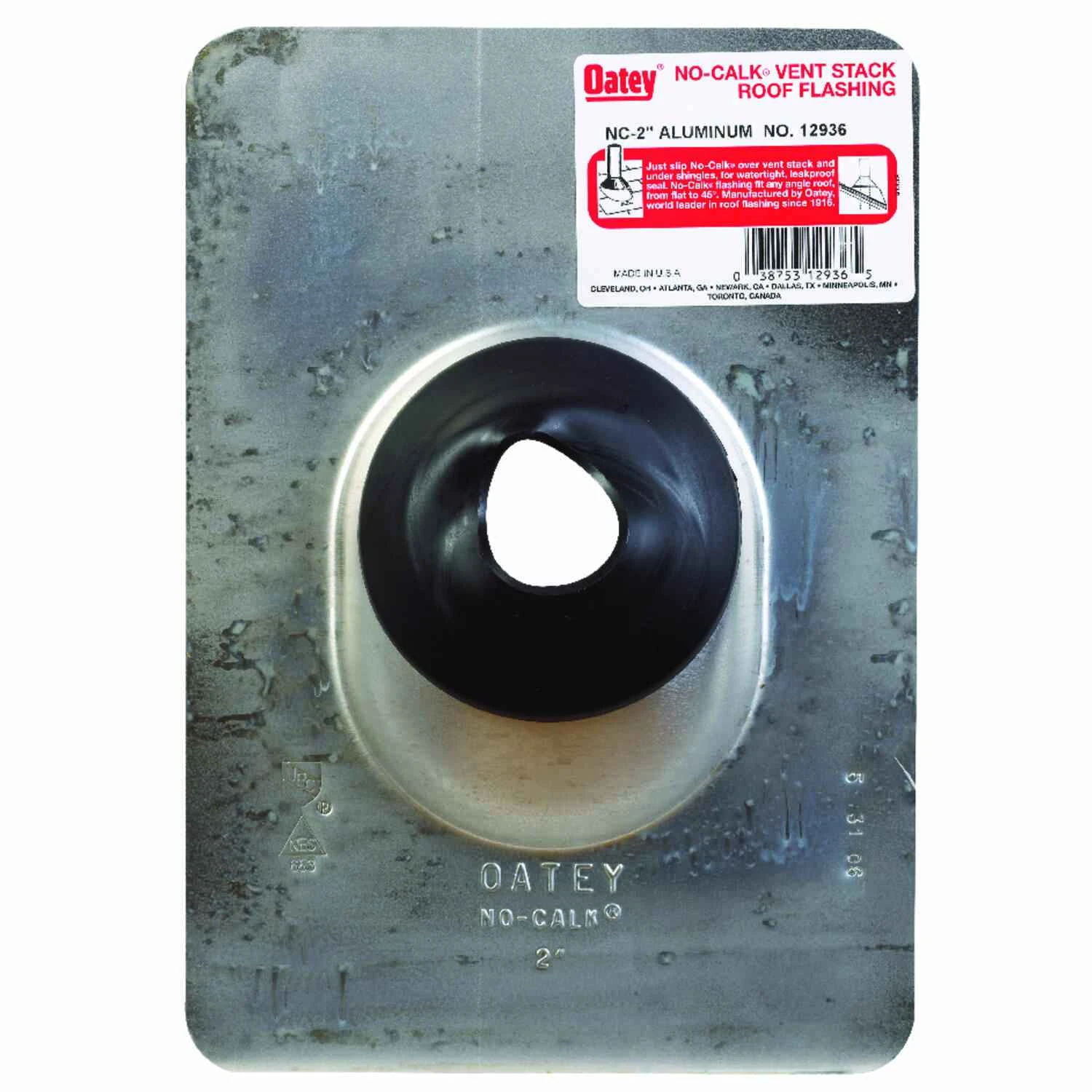 No-calk Aluminum Roof Flashing, 2 Inch Width, Weatherproof Seal