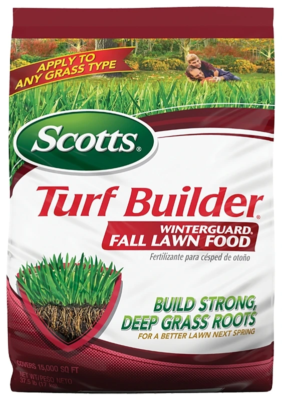 Turf Builder Winterguard Fall Lawn Food Fertilizer, 34 Pounds, Covers 12,000 Square Feet