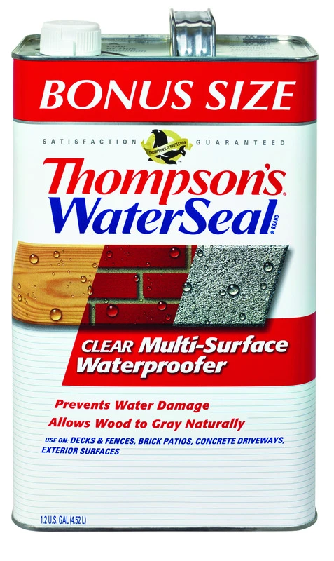 Multi-surface Clear Water Sealer, Bonus Size 1.2 Gallons