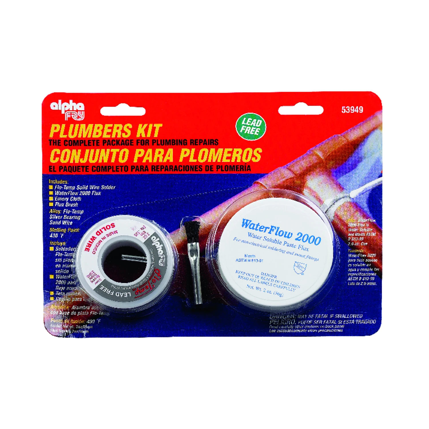 Lead-free Plumbing Solder Kit For Safe And Durable Pipe Connections