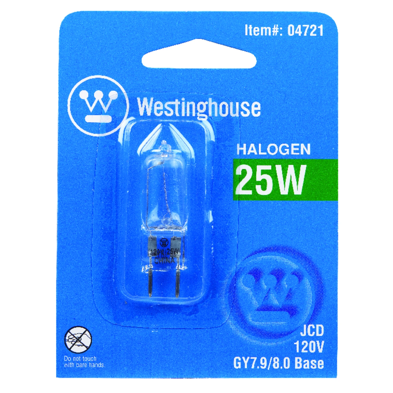 Light Bulb, Halogen, Clear, 25-watts