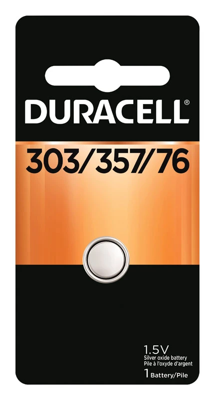 Silver Oxide Watch Battery, #303/357, 1.5-volt